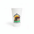 Houndstooth Cup White