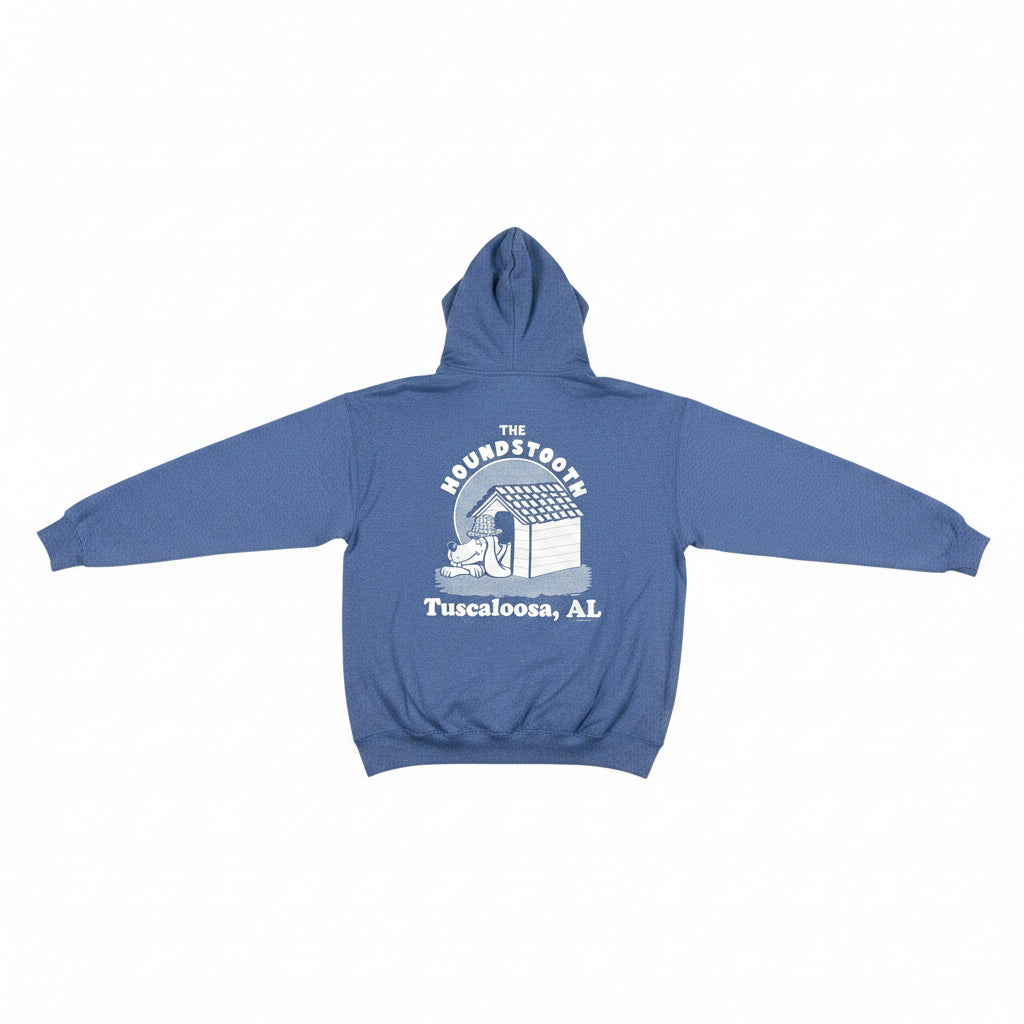 Vintage Heather Blue Hooded Sweatshirt